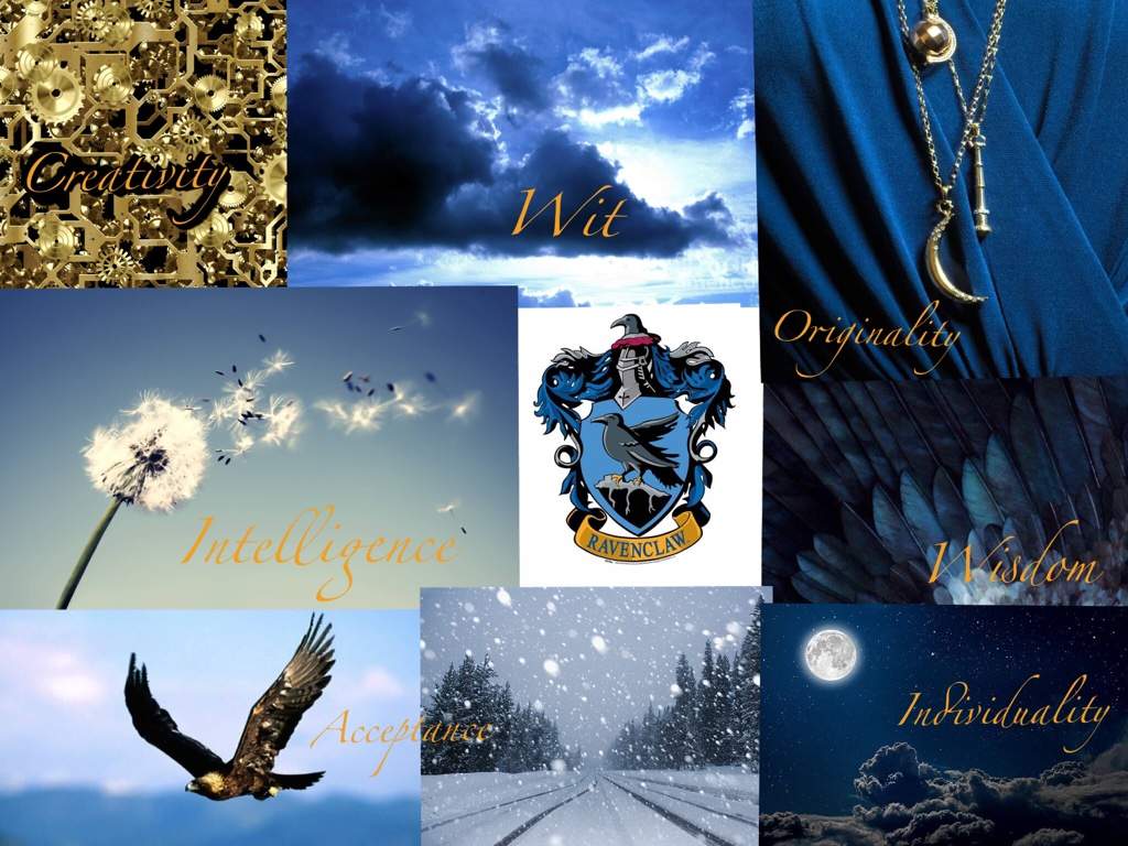 1024x768 Ravenclaw Aesthetic Wallpaper
