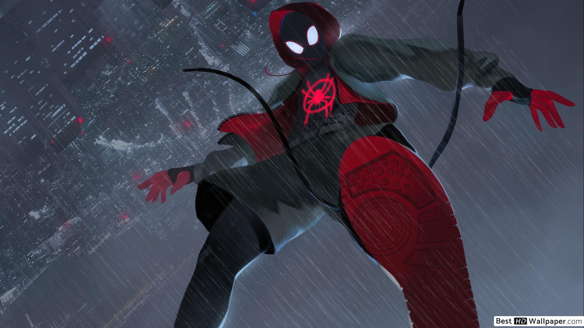 1920x1080 Spider Man: Into The Spider Verse Man HD Wallpaper Download