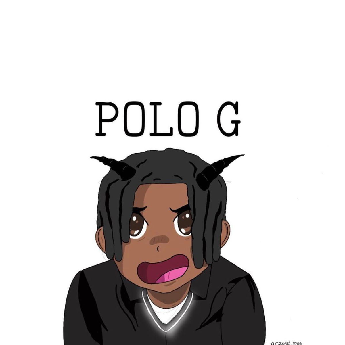 Download Rock And Roll Polo G Cartoon Wallpaper