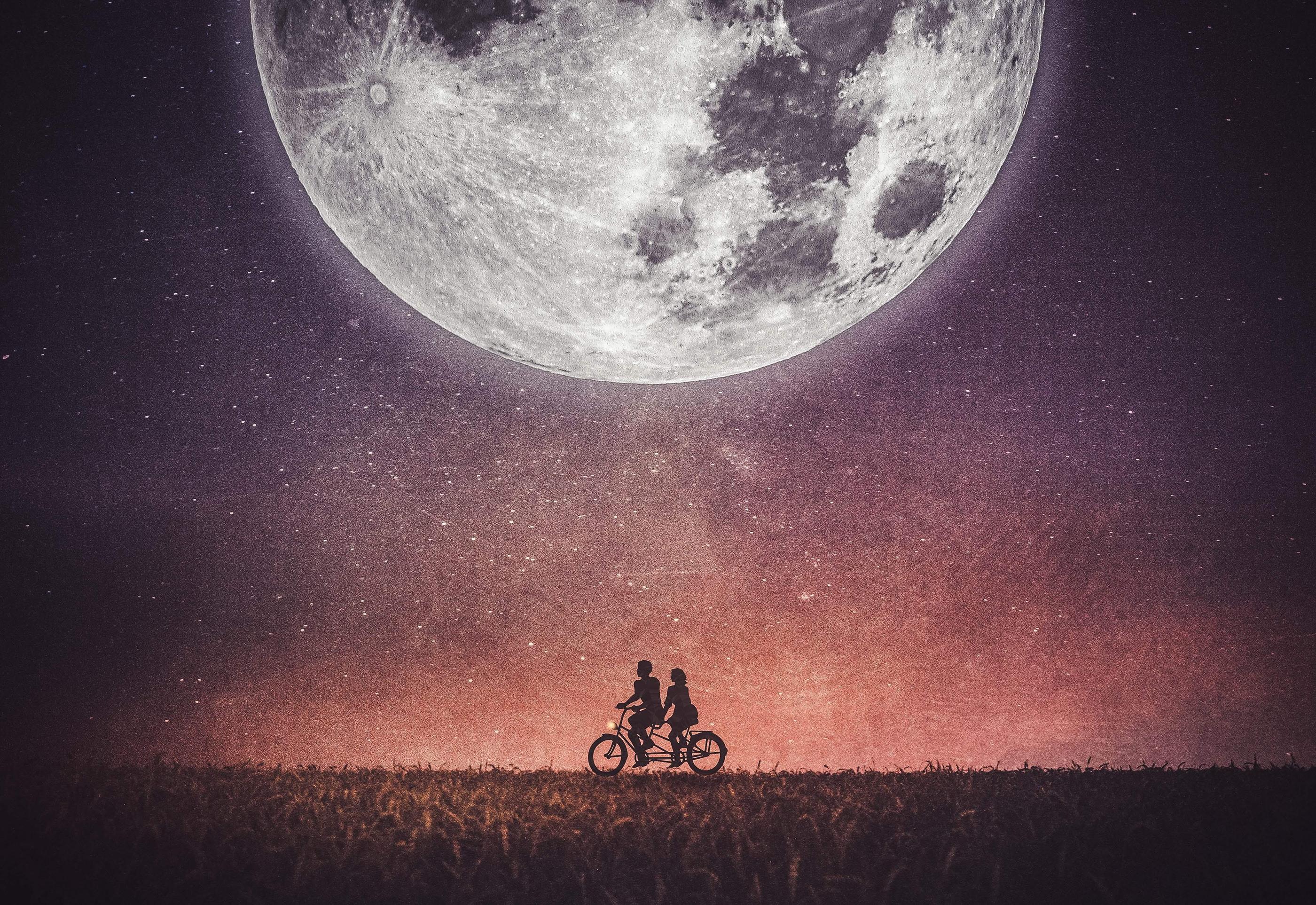 2800x1925 Couple On Cycle 2048x1152 Resolution HD 4k Wallpaper, Image, Background, Photo and Picture