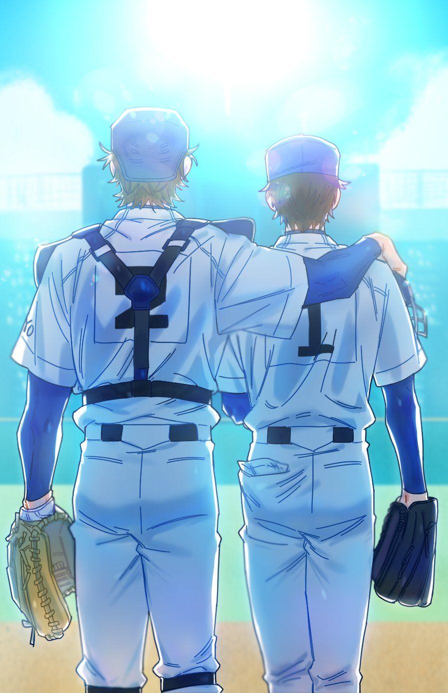 898x1388 한마덕기덕쿵더러러러 on Twitter. Ace of diamonds, Miyuki kazuya, Ace