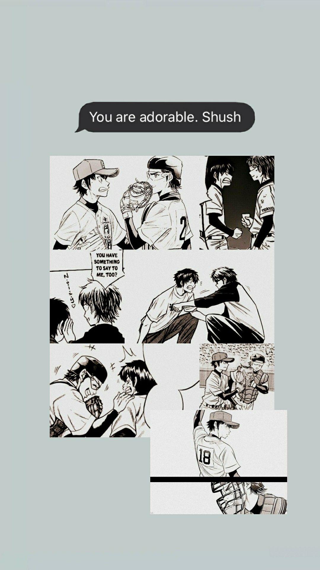 1080x1920 misawa. Ace of diamonds, Miyuki kazuya, Anime wallpaper