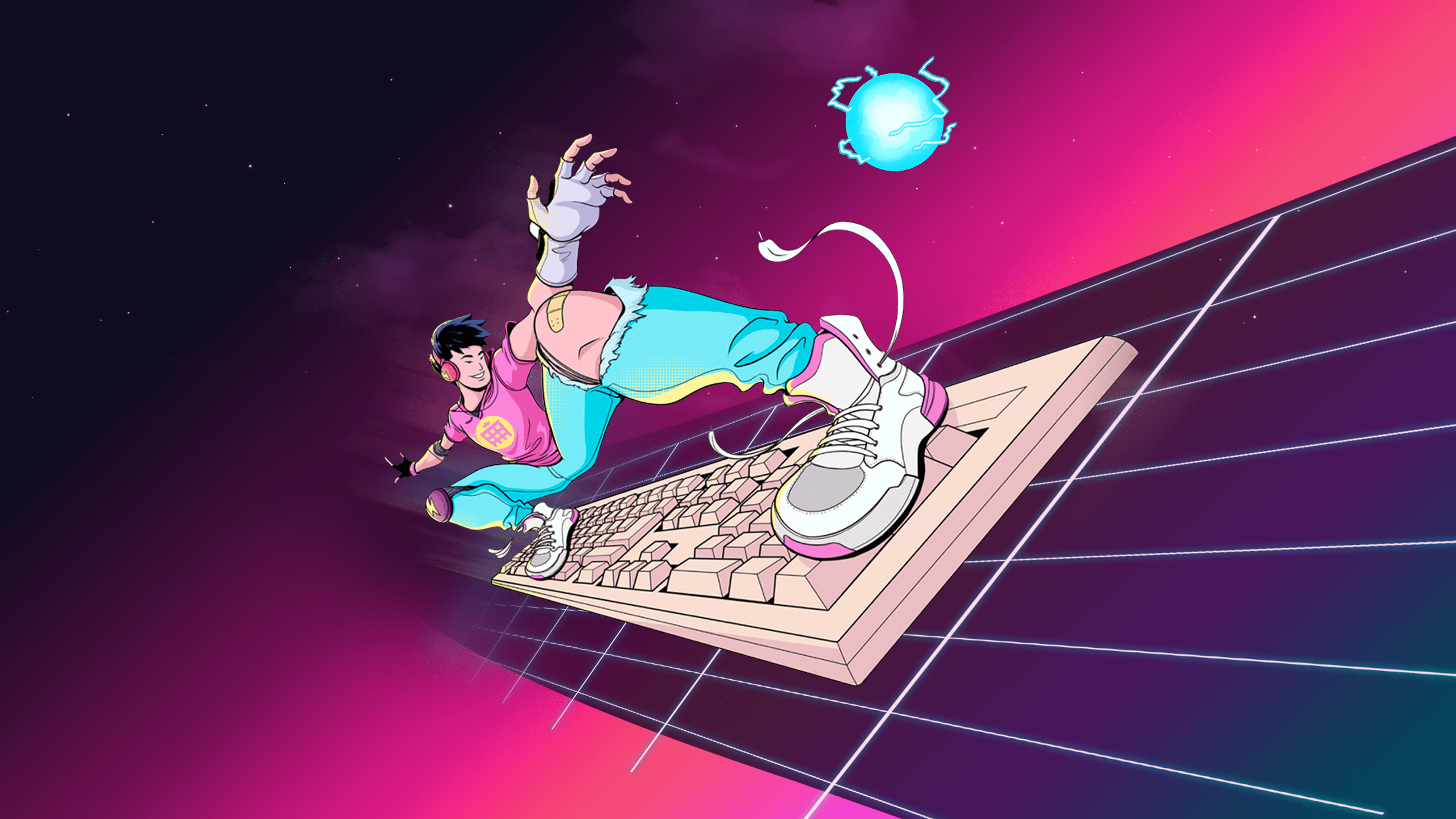 2560x1440 Mechanical Keyboard Wallpaper