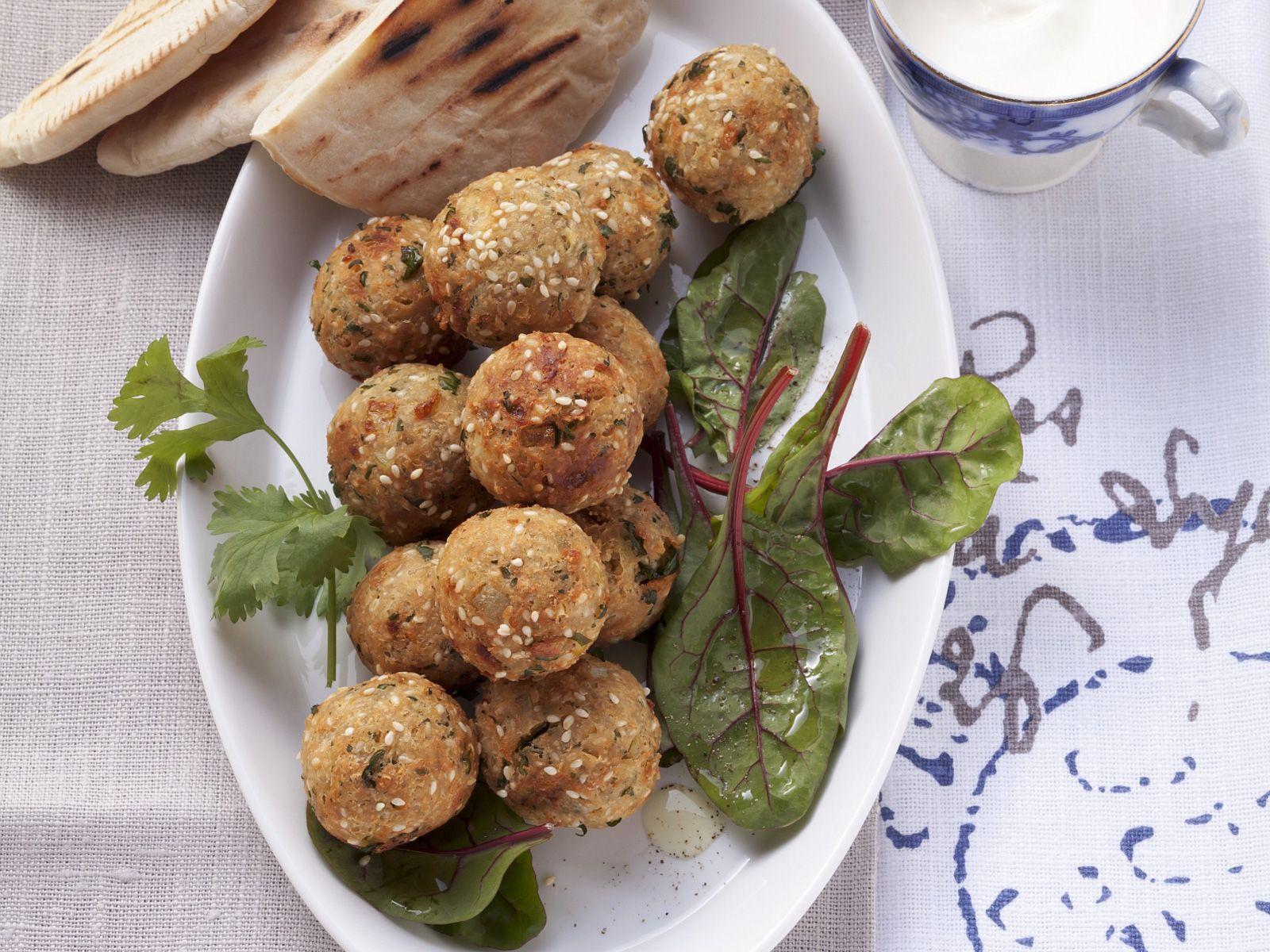 1600x1200 Falafel with Apricot Sauce recipe. Eat Smarter USA