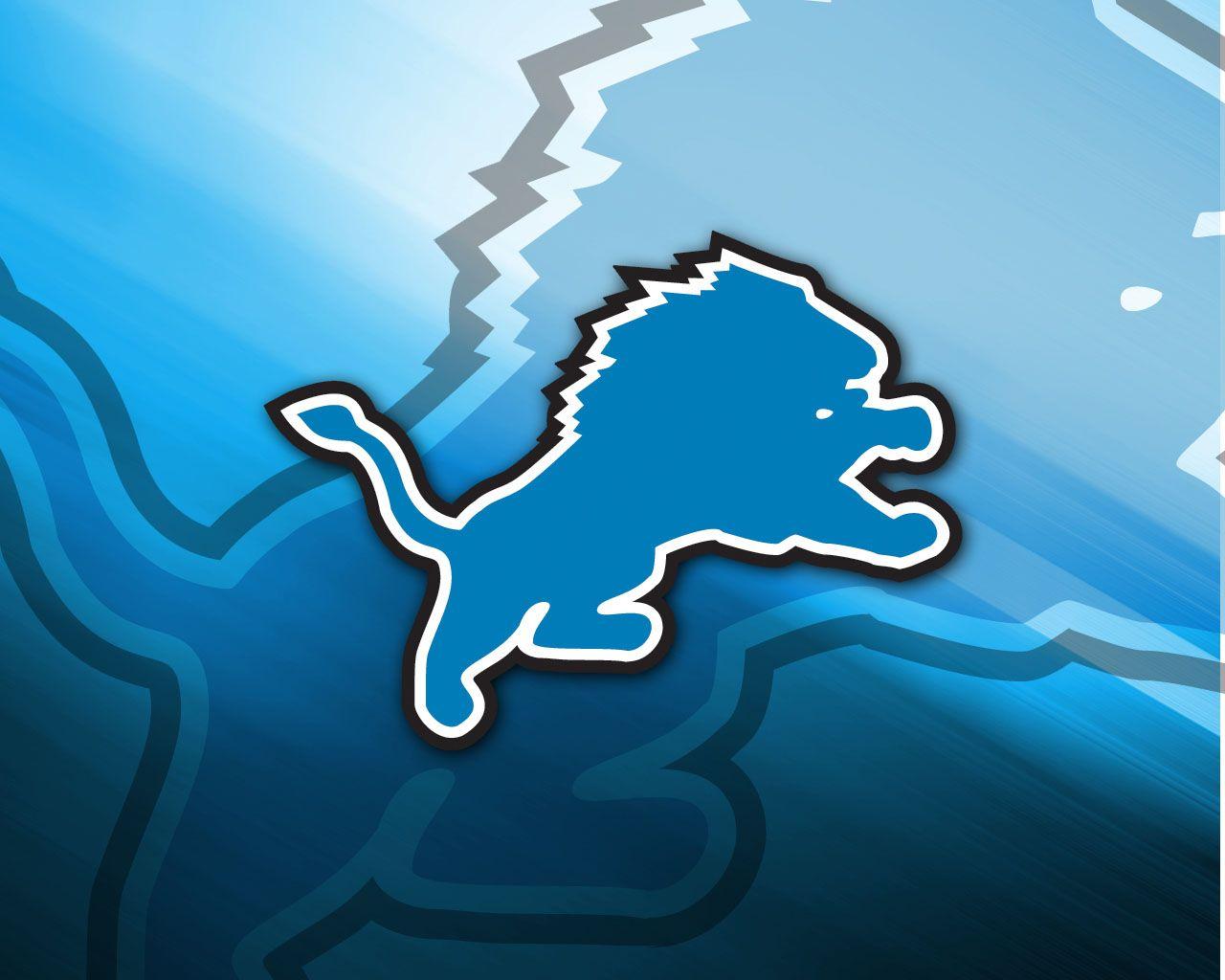 HD detroit lions logo wallpapers