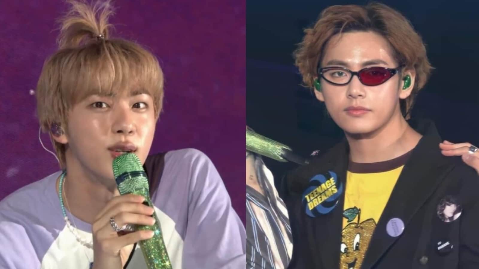 1600x900 BTS 2021 Muster Sowoozoo day 2: OT7 perform Chicken Noodle Soup, Jin's 'apple hair', V's Dragon Ball glasses