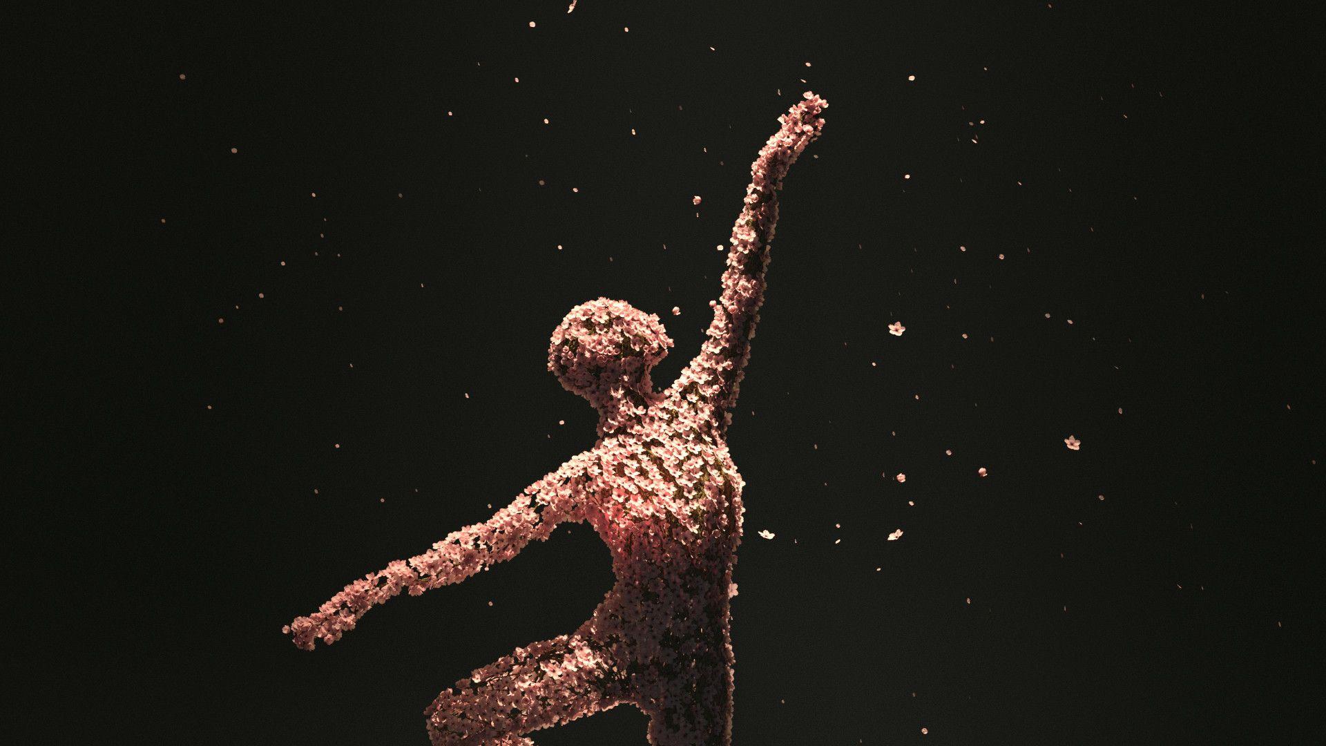 1920x1080 3D Dance Wallpaper