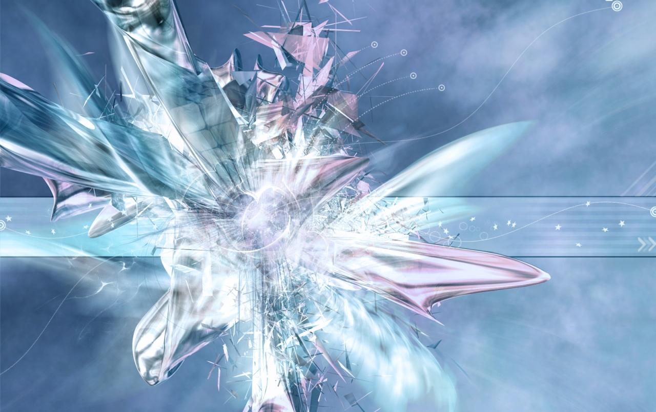 1280x804 Ice flower wallpaper. Ice flower
