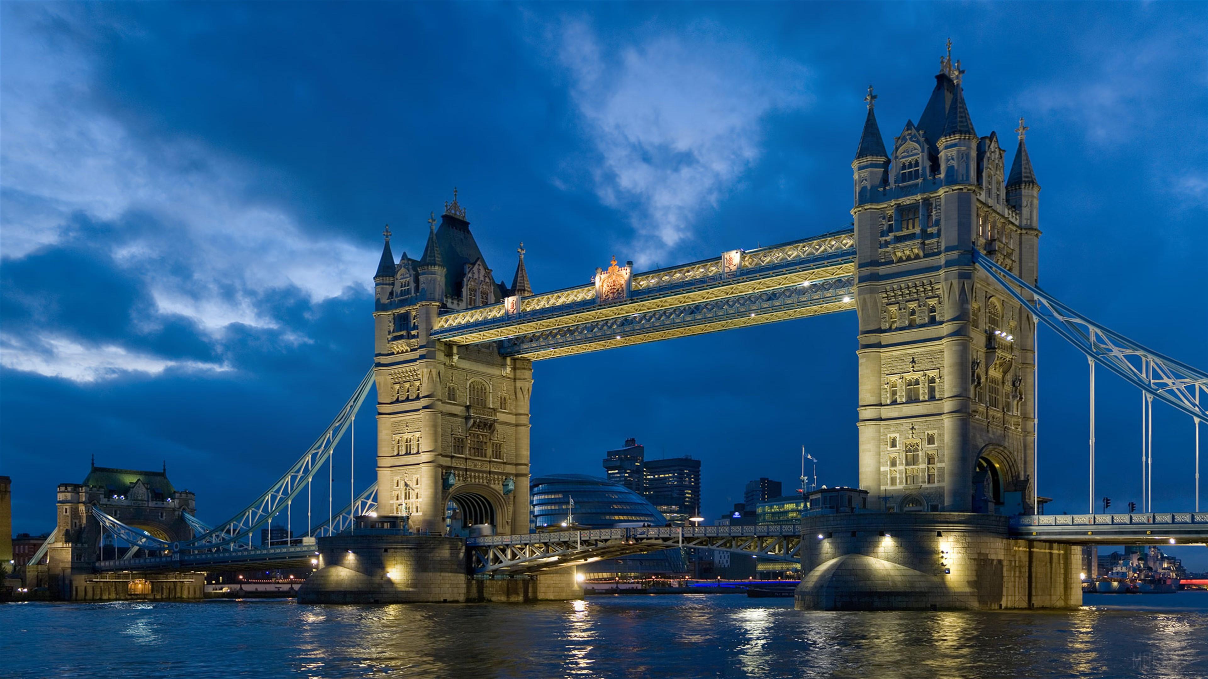 3840x2160 Tower Bridge London Twilight 4k wallpaper. Mocah HD Wallpaper