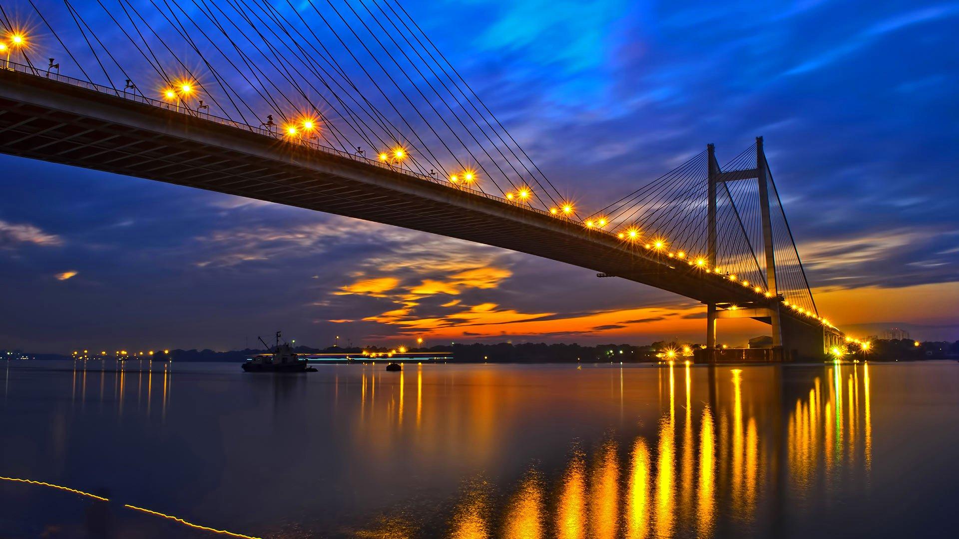 1920x1080 Bridge in Taiwan, China HD Wallpaper