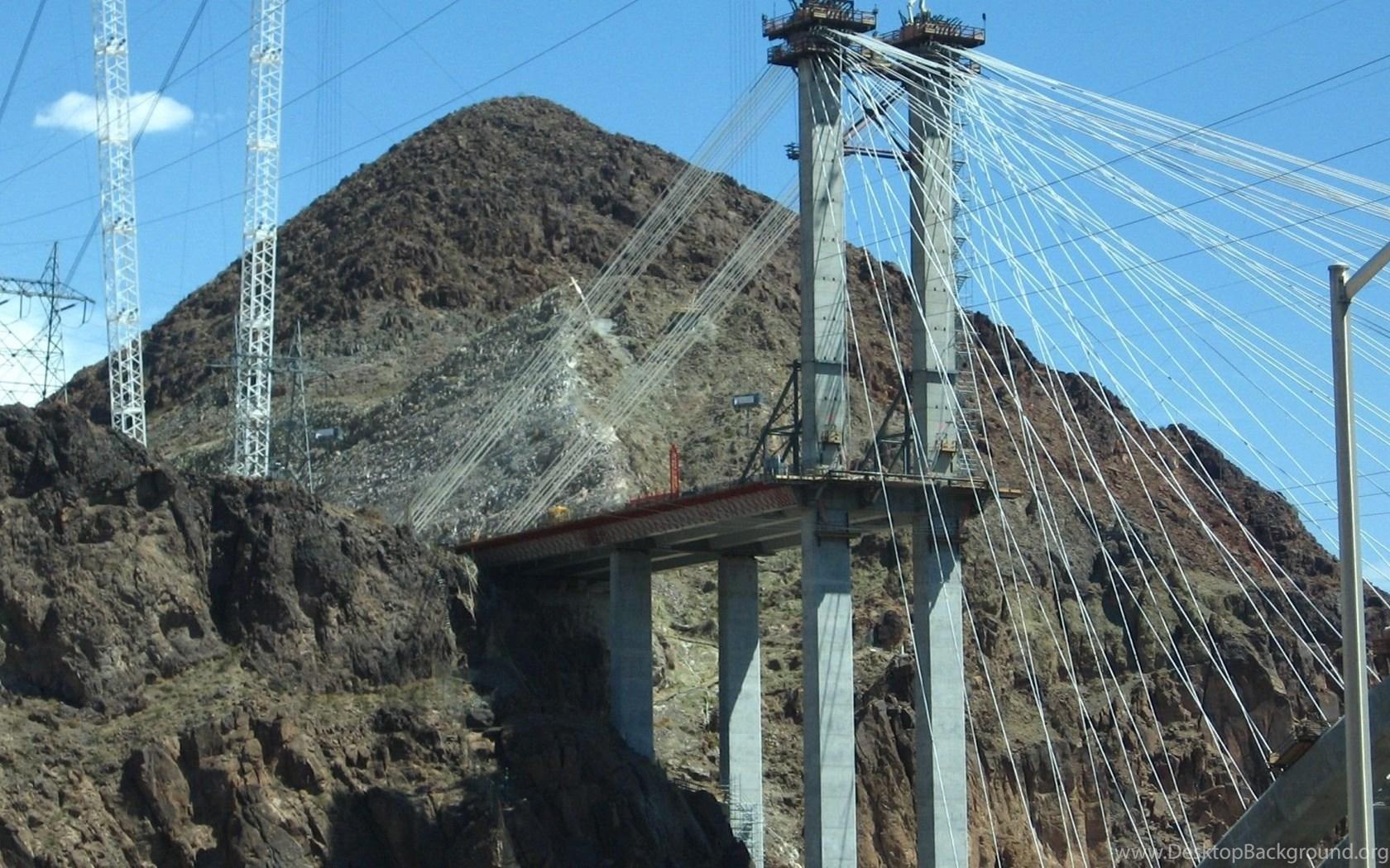 1680x1050 Construction Tag Wallpaper: Aizhai Bridge China Suspension. Desktop Background