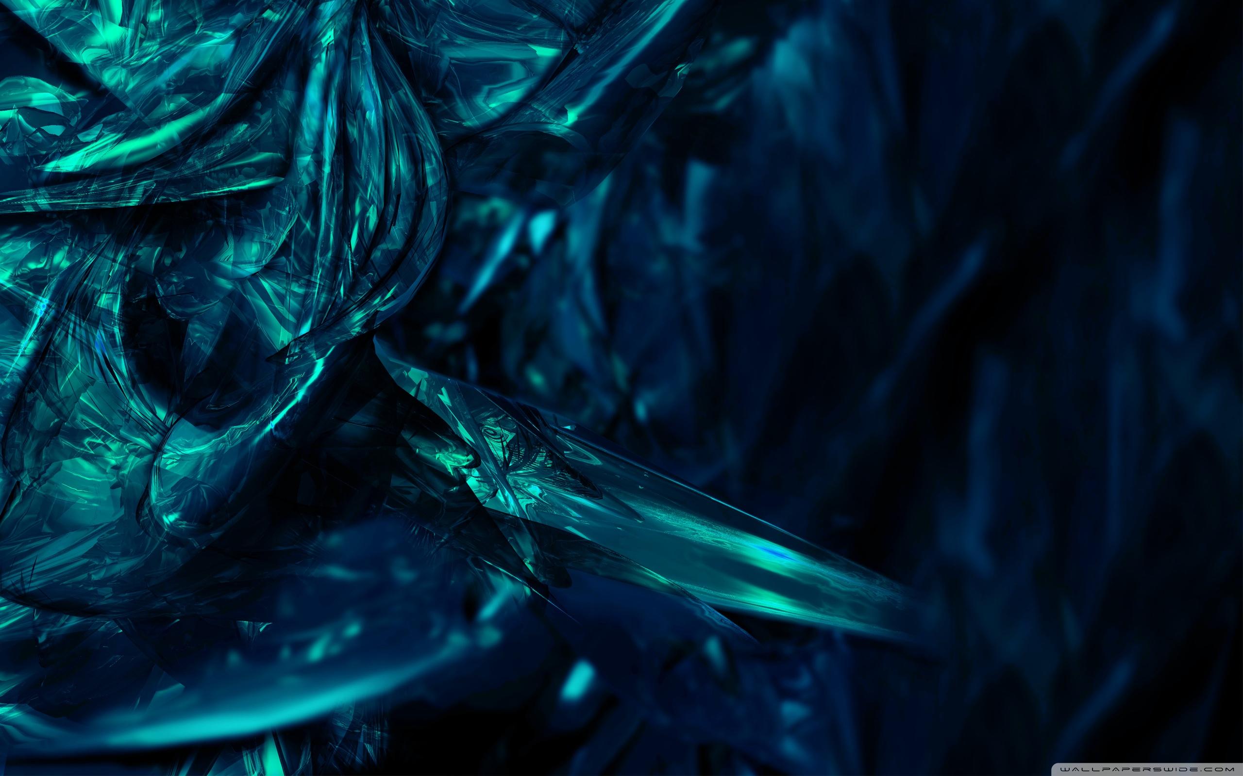 2560x1600 Turquoise Abstract wallpaperx1600