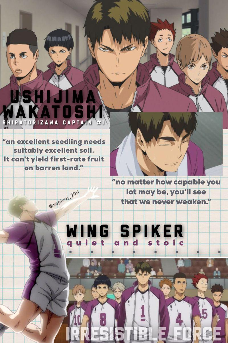 800x1200 Ushijima Wakatoshi. Shiratorizawa, Ushijima wakatoshi, Haikyuu