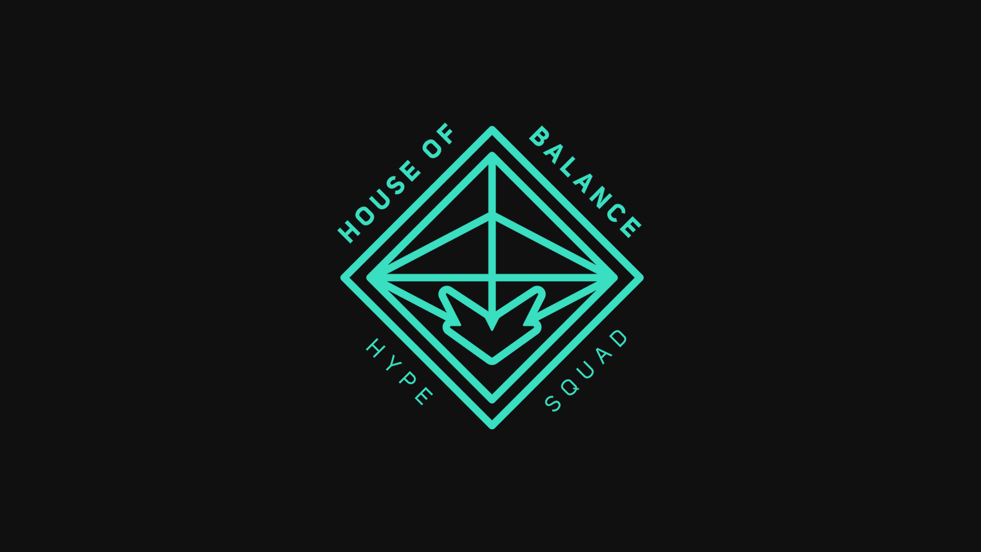 1920x1080 Discord, black, dark, HypeSquad, turquoise. Mocah HD Wallpaper