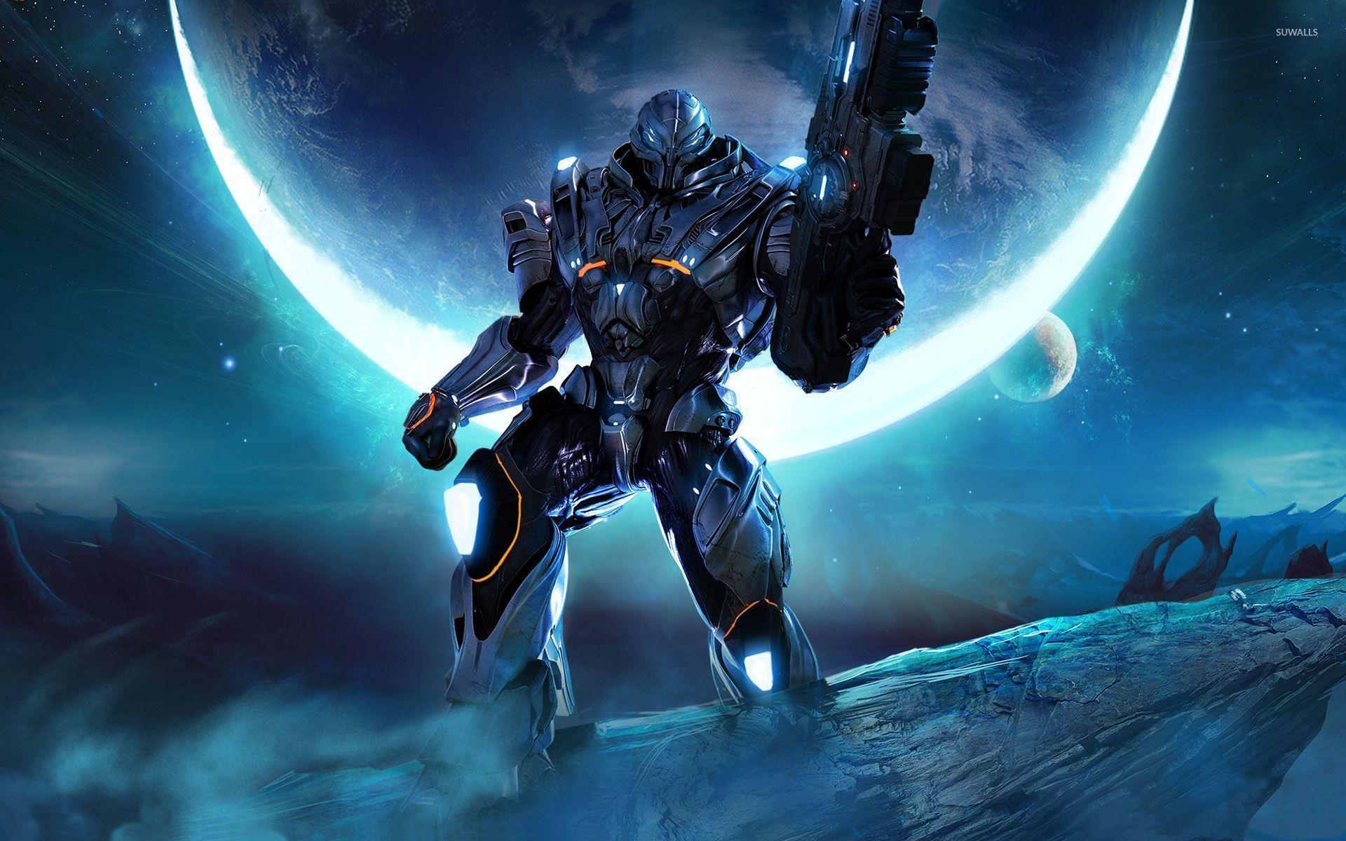 1920x1200 Alien warrior in Halo: Reach wallpaper wallpaper