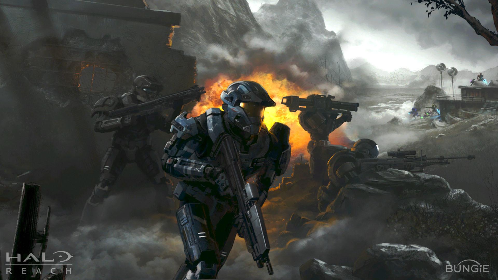 1920x1080 Halo Reach Wallpaper P Wallpaper Data Src Reach Firefight Art
