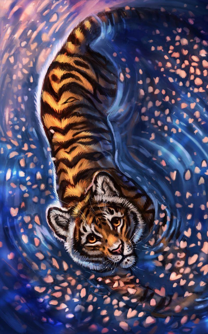 Galaxy Tiger HD wallpaper  Pxfuel