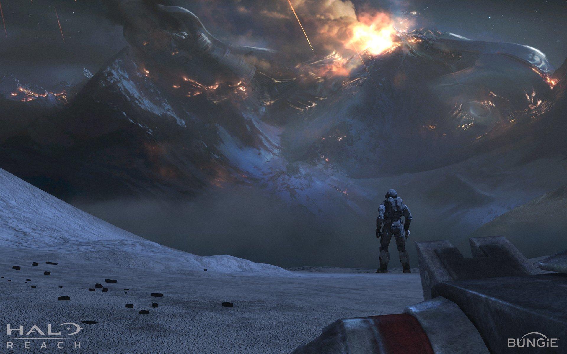 1920x1200 Halo Reach Lone Wolf Background HD Wallpaper