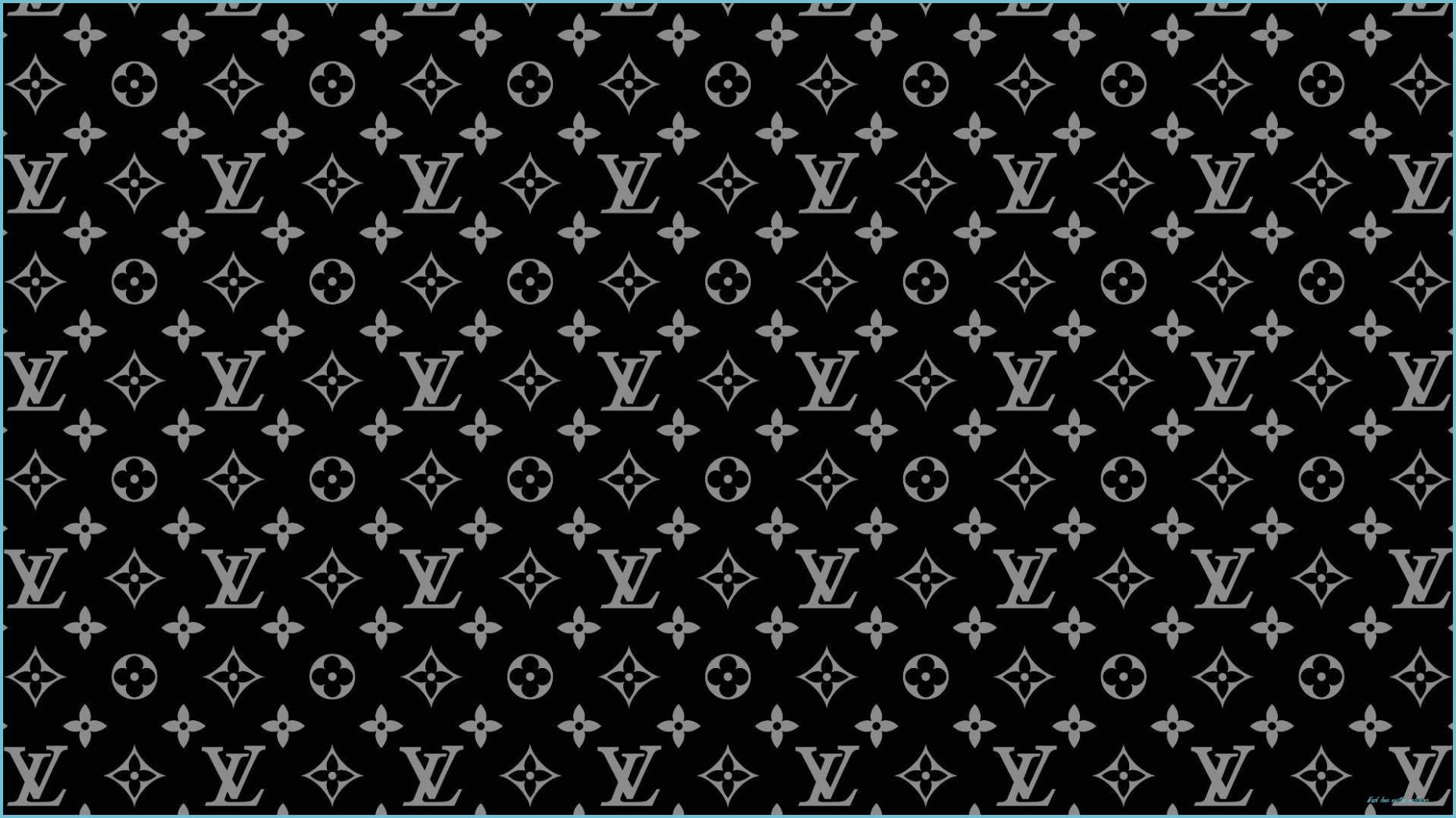 wallpaper louis vuitton pattern black