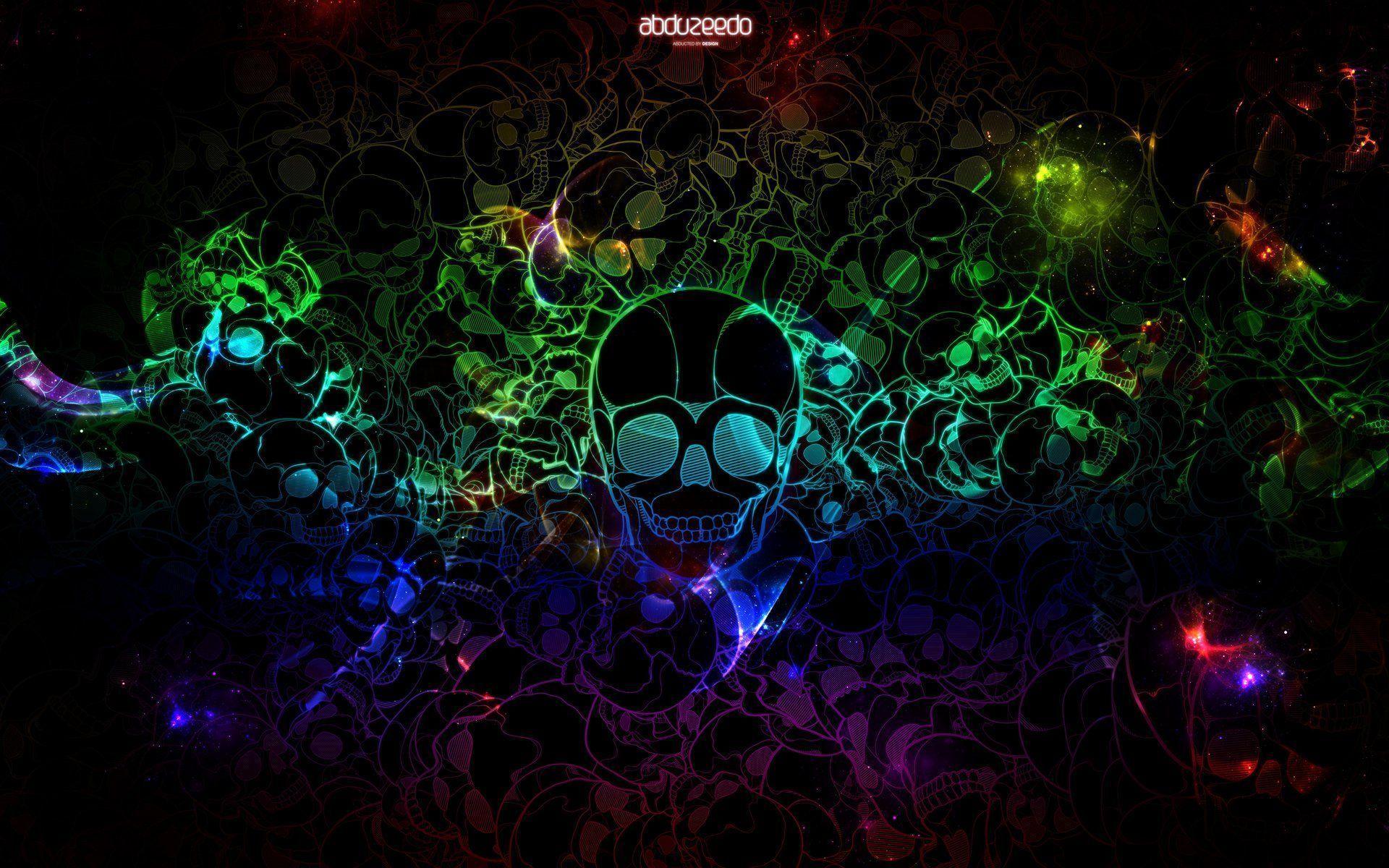 Neon Red Skull Wallpapers Top Free Neon Red Skull Backgrounds Wallpaperaccess