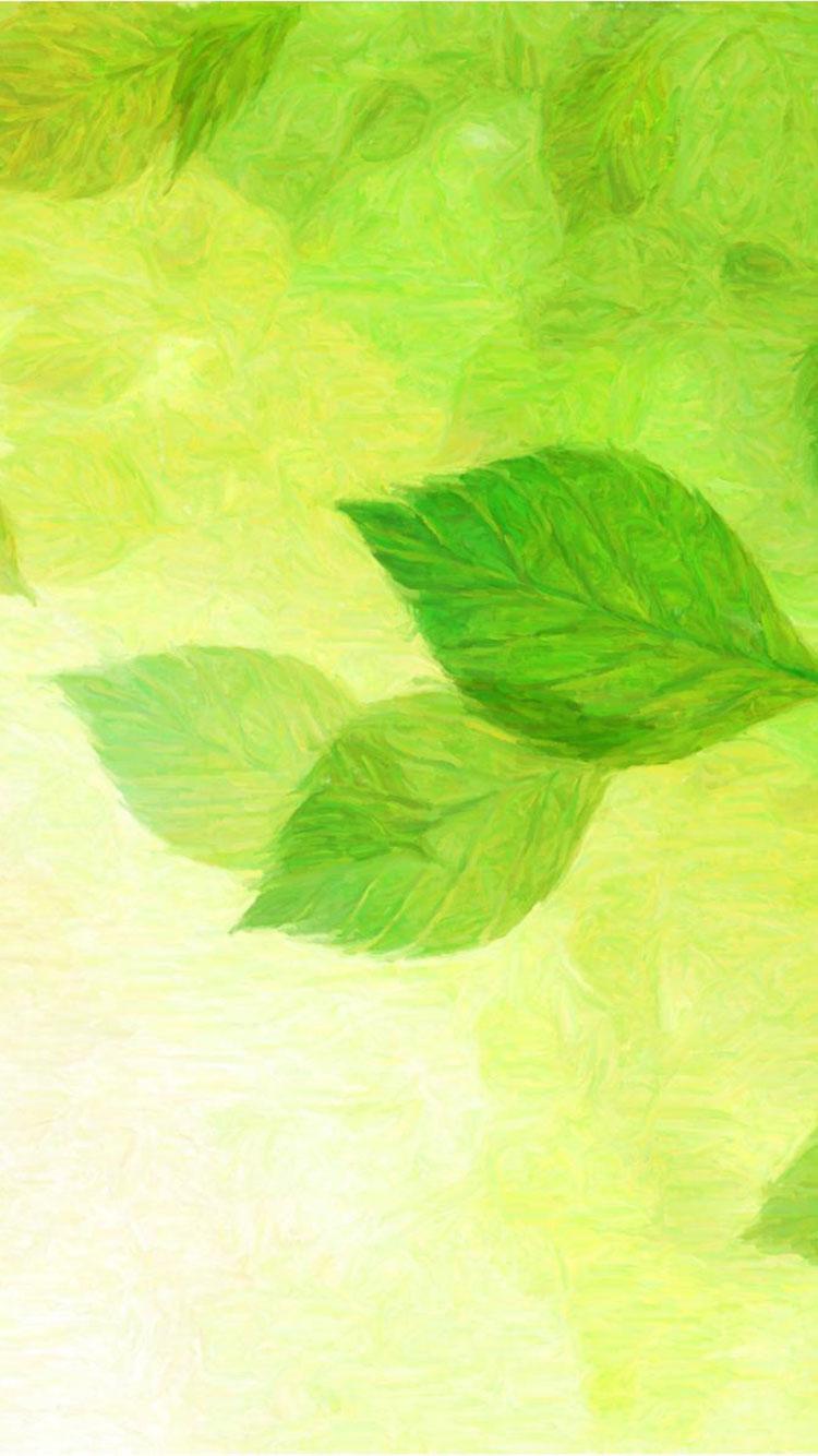 750x1334 HD Green iPhone Wallpaper