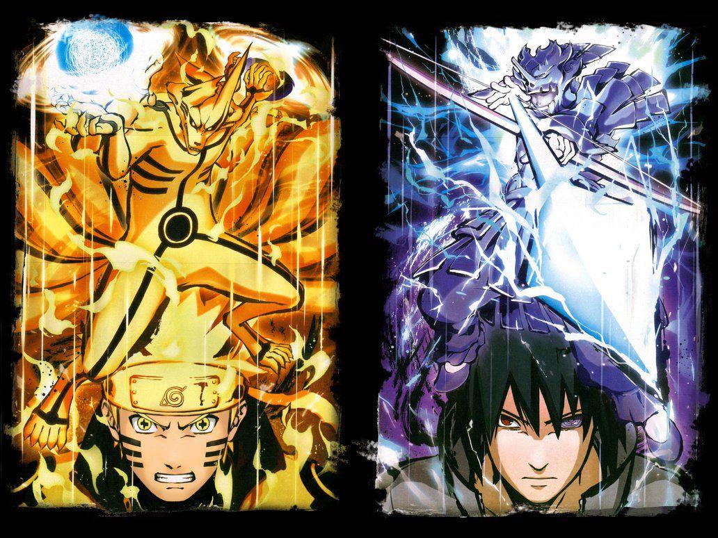 1032x774 Naruto (Six Paths) Vs. Sasuke (Eye of Rinne). Naruto shippuden anime, Naruto vs sasuke, Sasuke eyes