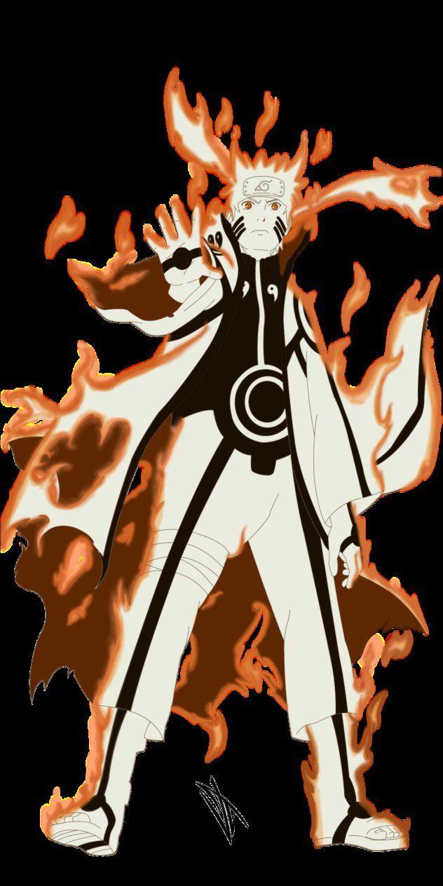 632x1264 Naruto Six Paths Sage Mode Mobile HD Wallpaper