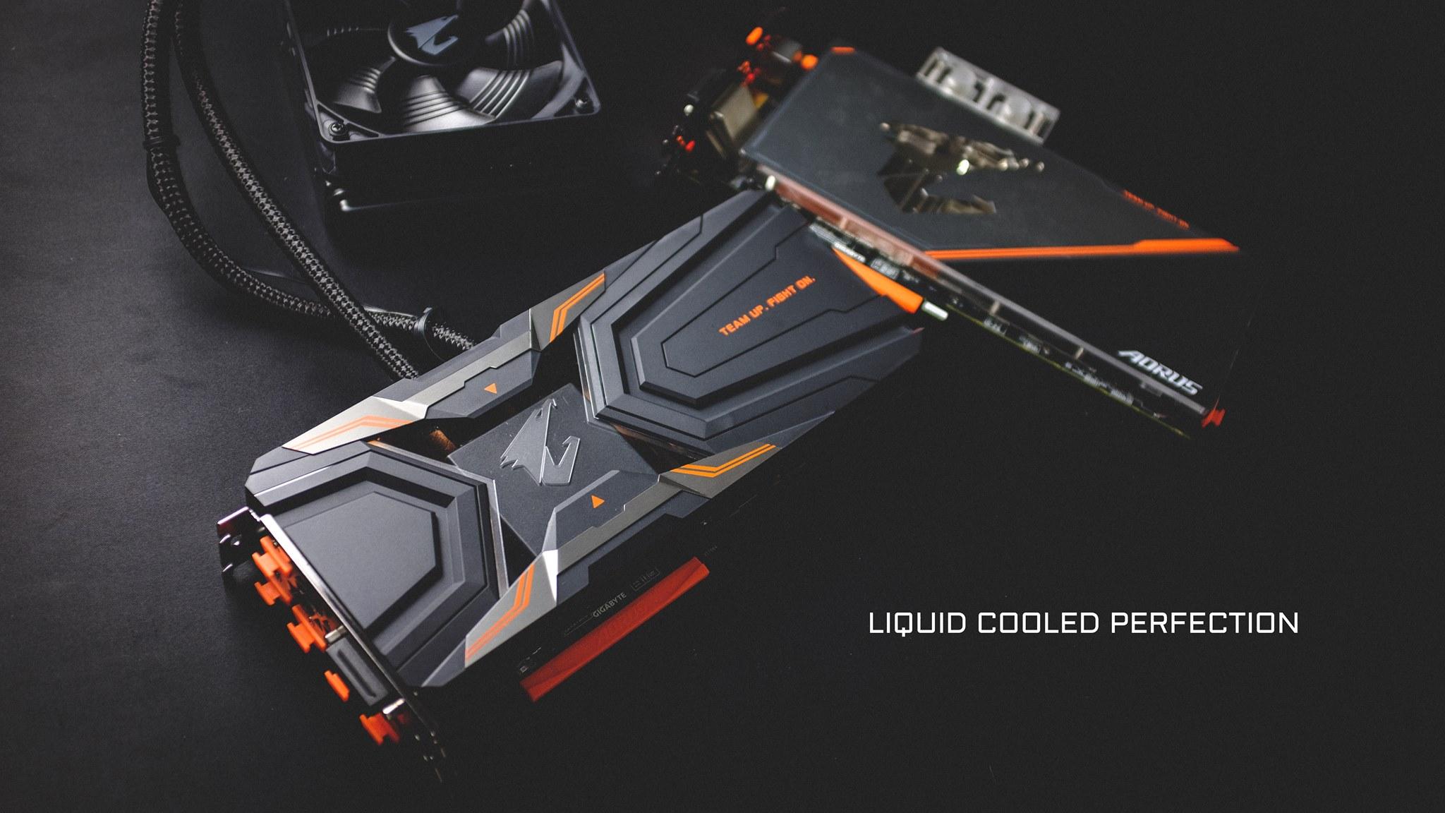 2048x1152 Two Liquid Cooled AORUS GeForce® GTX 1080 Ti Graphics Cards Launched