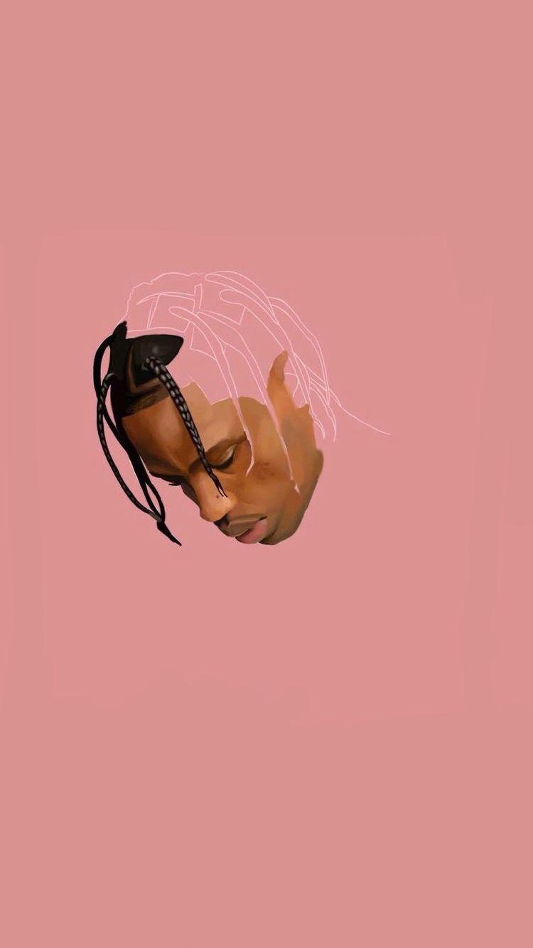 750x1334 Travis Scott wallpaper. Travis scott wallpaper, Travis scott iphone wallpaper, Pink drawing