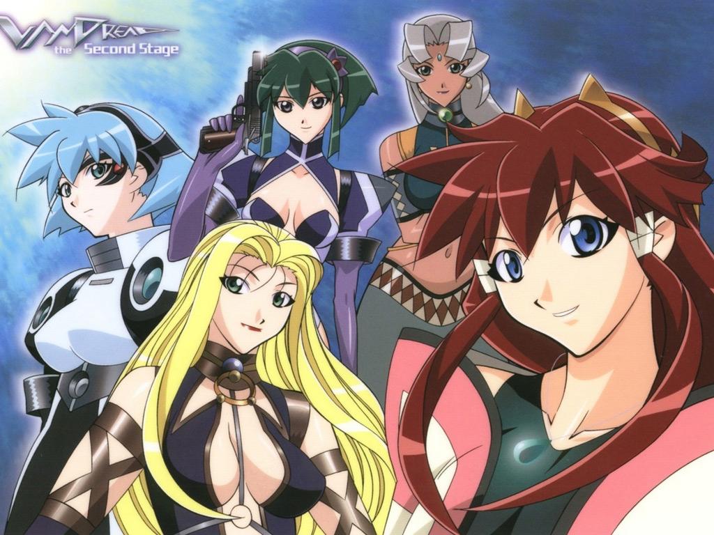 1024x768 Wallpaper of Vandread Anime