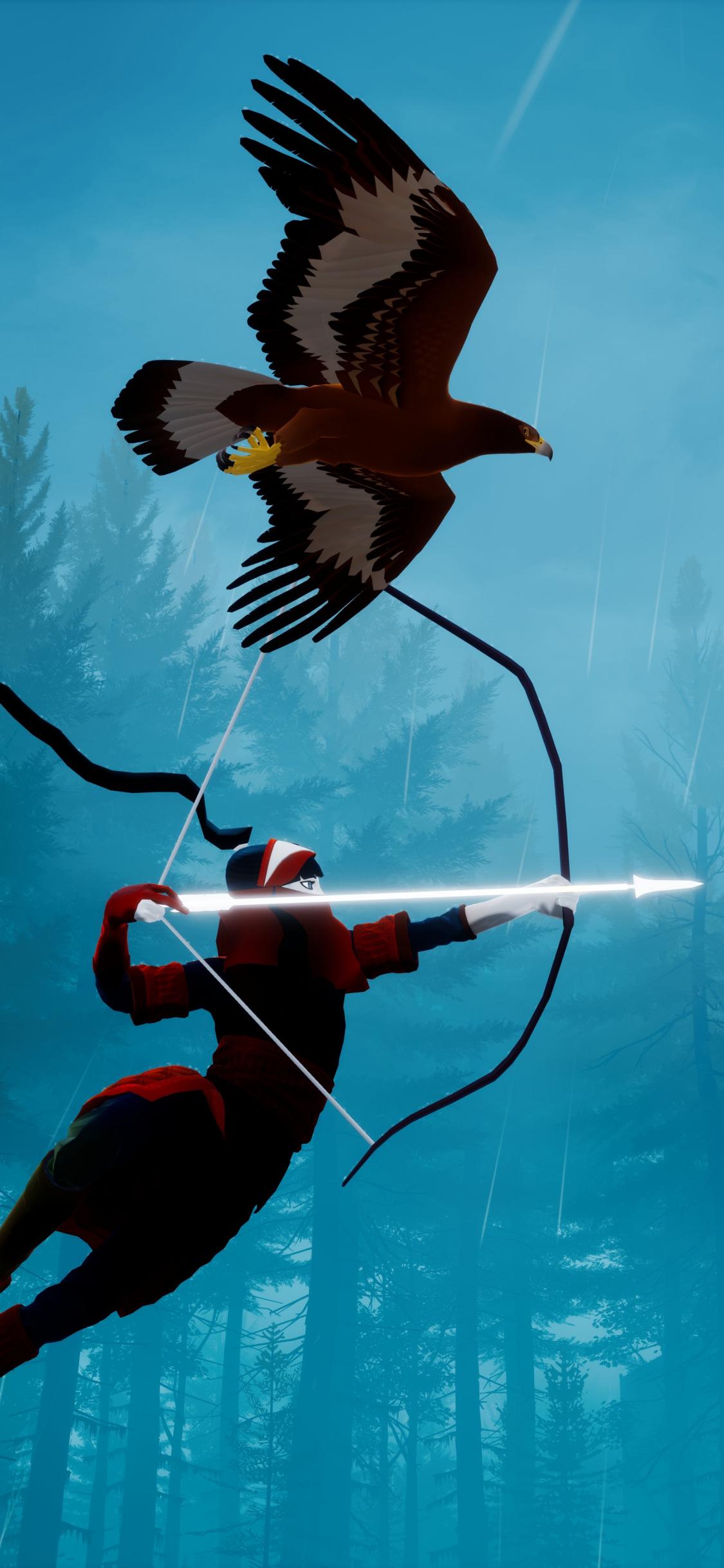 1125x2436 Download 1125x2436 wallpaper the pathless, video game, archer and falcon, game, iphone x 1125x2436 HD image, background, 18308
