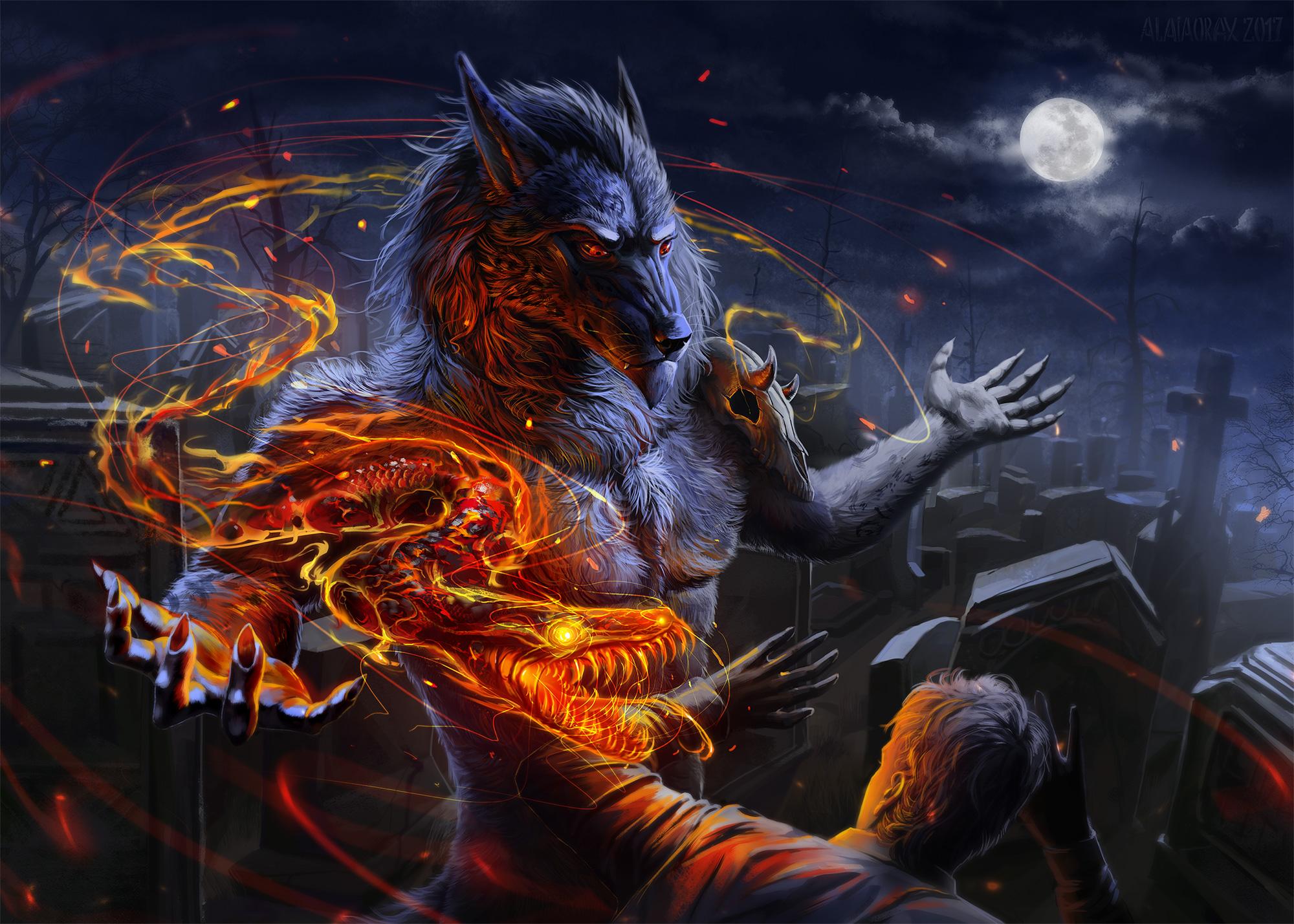 Fire Werewolf Wallpapers - Top Free Fire Werewolf Backgrounds ...