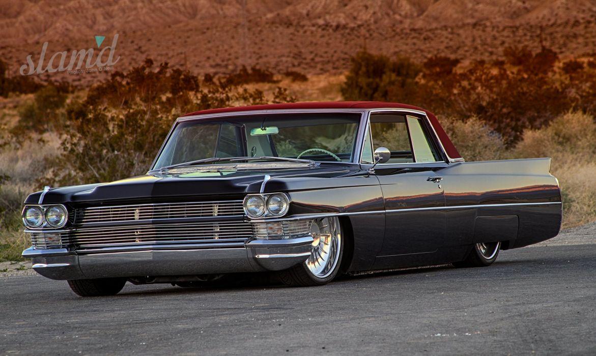 1171x700 Cadillac Couple DeVille lowrider custom classic ss wallpaperx1172