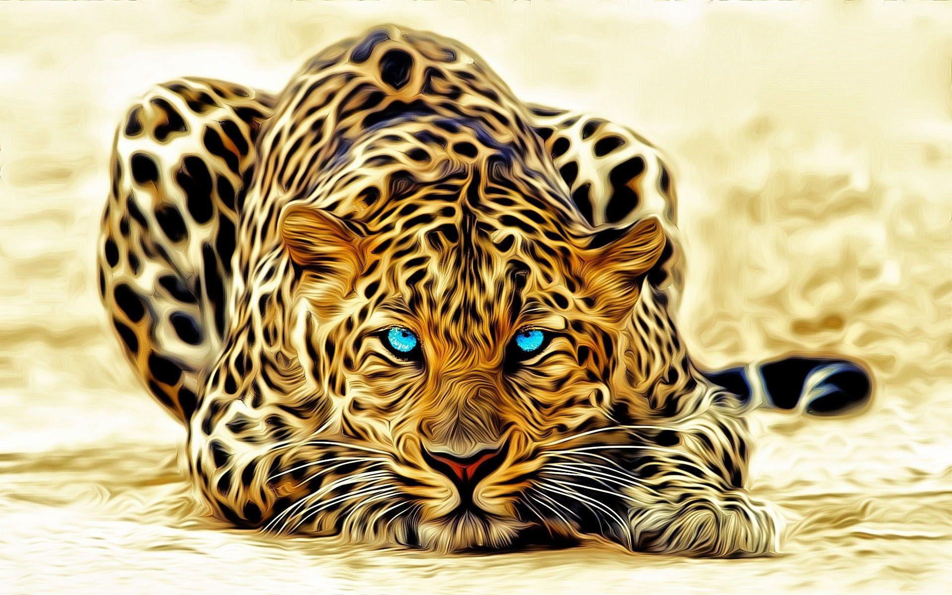 1920x1200 Leopard Fractal Wallpaper, HD Leopard Fractal Background on WallpaperBat