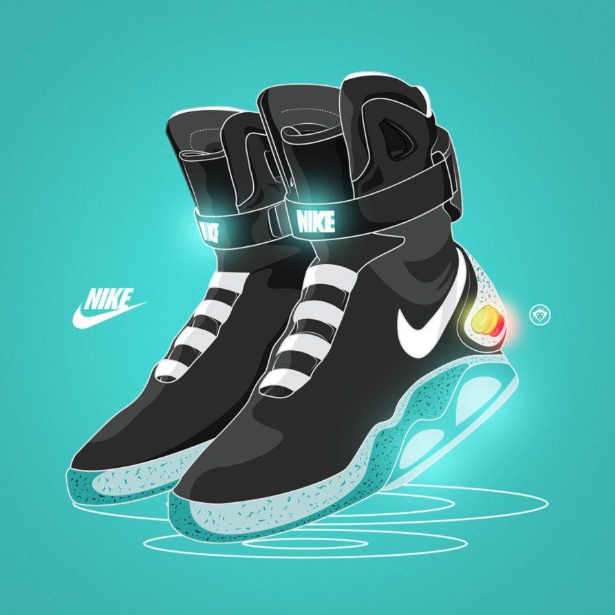 894x894 Nike Air Mag Wallpaper