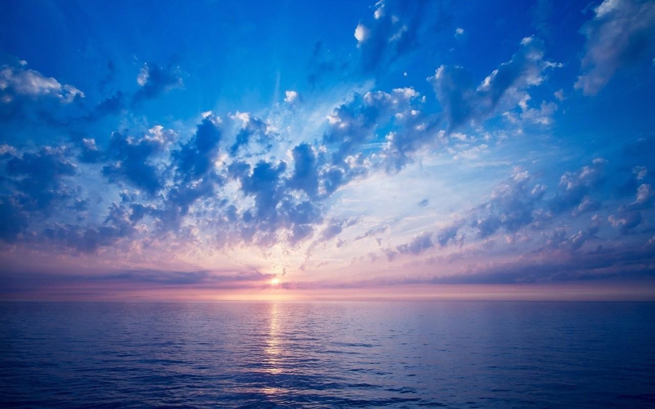 1280x800 Clouds On The Horizon Wallpaper