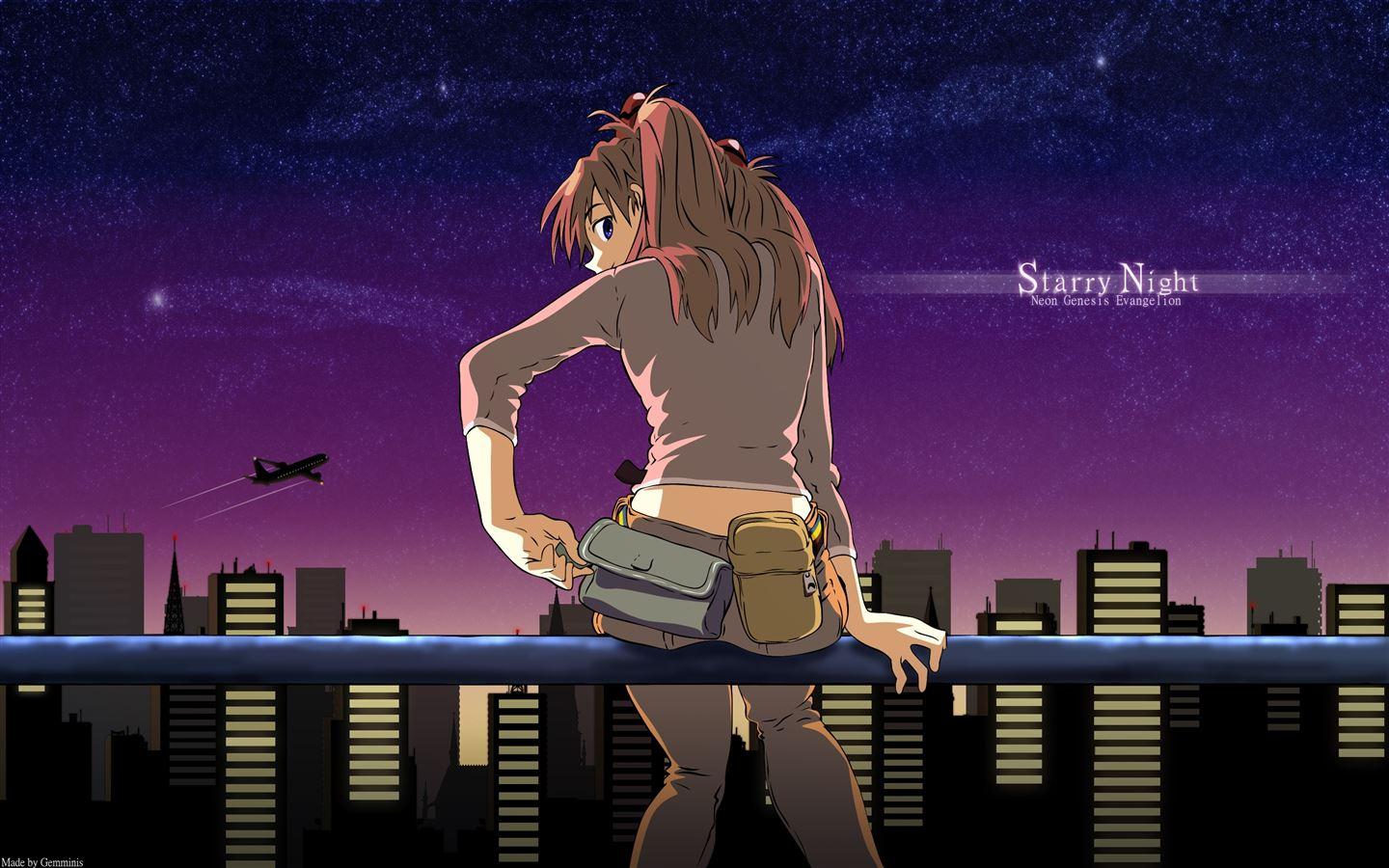 1440x900 Cute girl MacBook Air Wallpaper Download