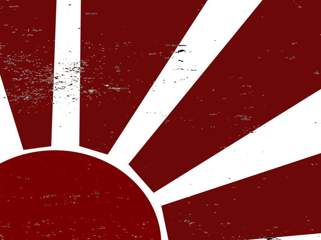 1032x774 Picture of Imperial Japanese Flag Wallpaper