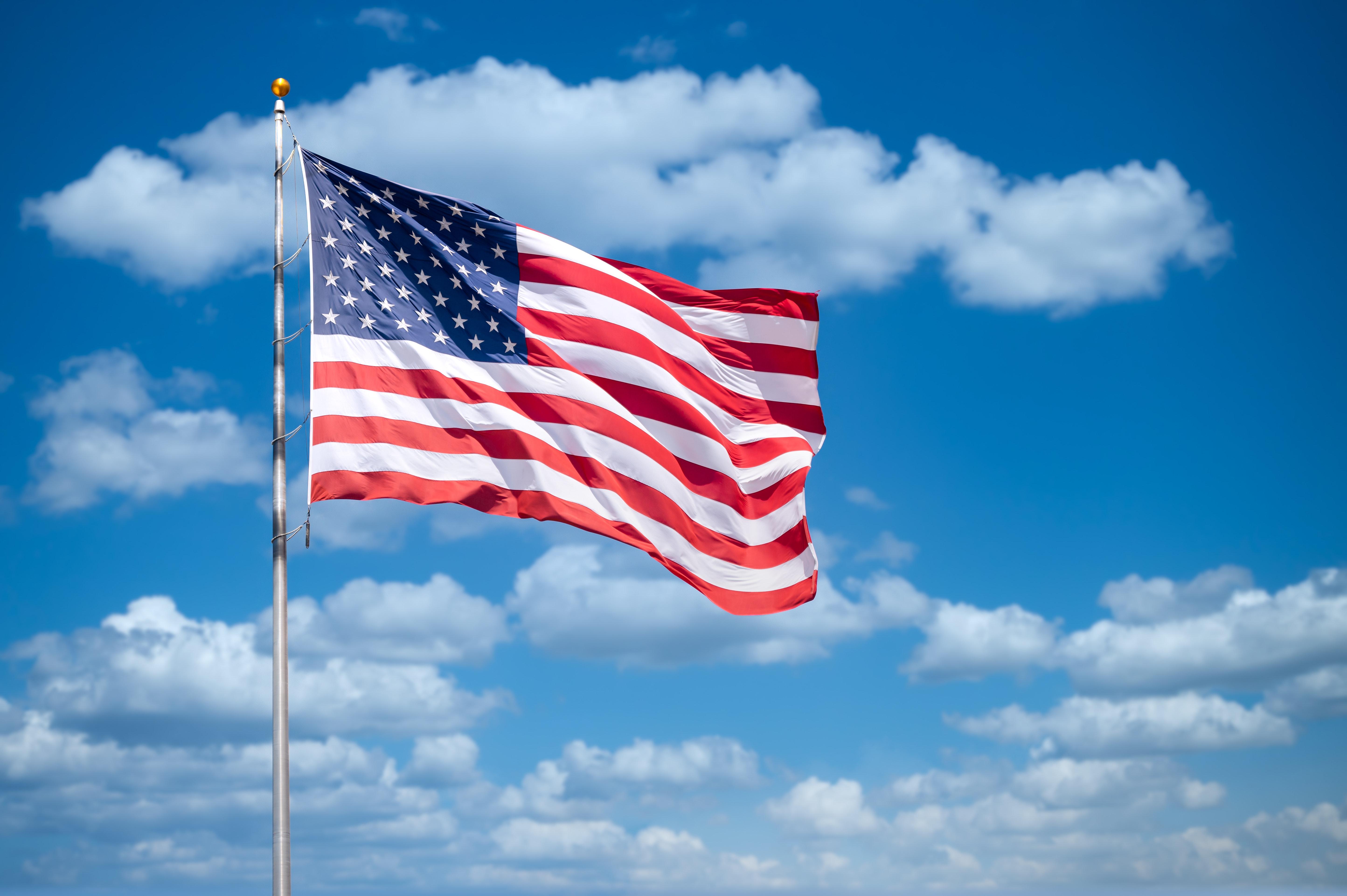 American Flag Sky Wallpapers Top Free American Flag Sky Backgrounds