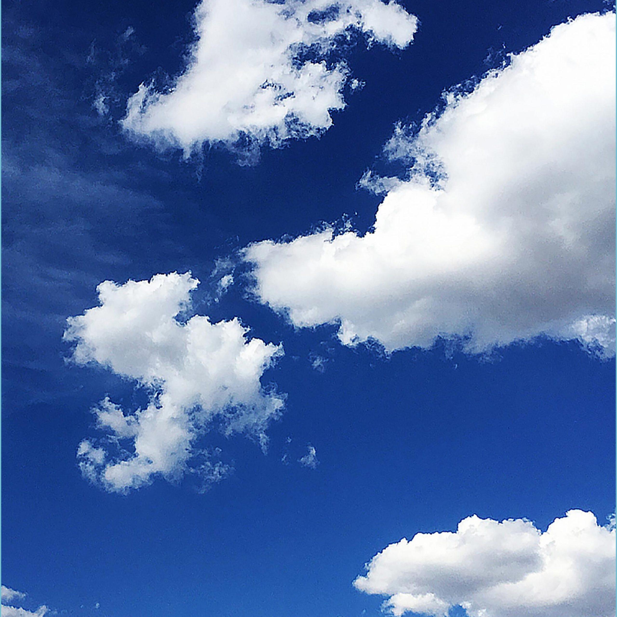 2560x2560 Blue Sky And Clouds HD Wallpaper Download Sky Wallpaper