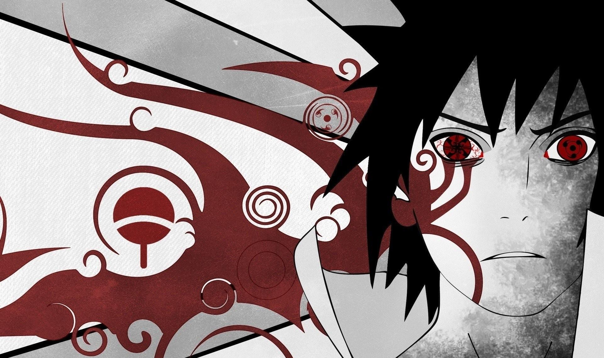 1920x1140 Sasuke Mangekyou Sharingan Wallpaper