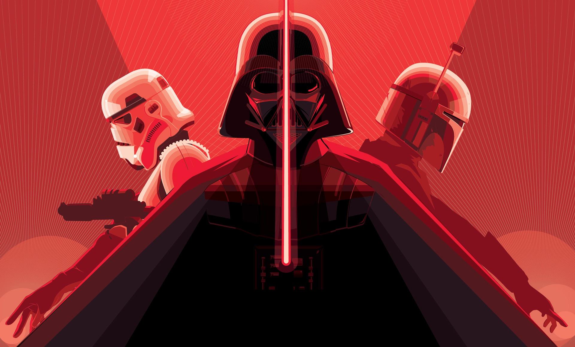 1920x1160 Boba Fett Darth Vader Lightsaber Star Wars Stormtrooper Wallpaper:1920x1160