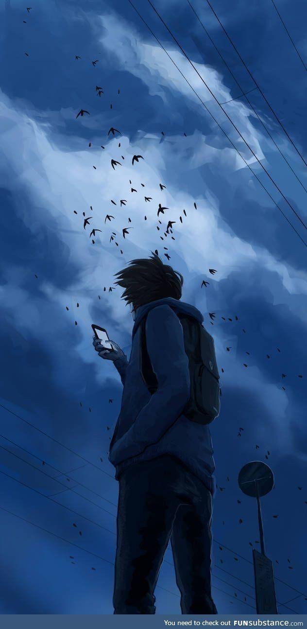 632x1294 Here's another wallpaper for you. Anime background wallpaper, Anime scenery, Anime scenery wallpaper