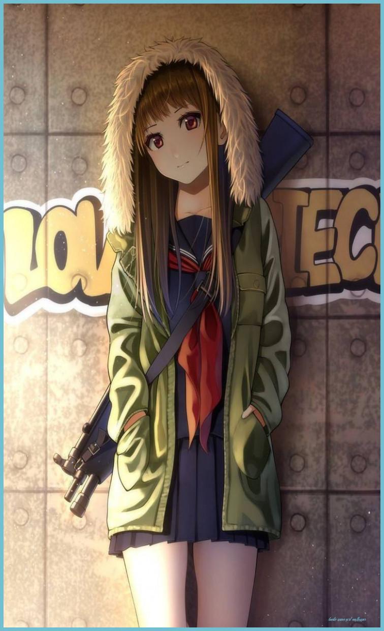 756x1241 Anime Girls With Hoodies Wallpaper Anime Girl Wallpaper