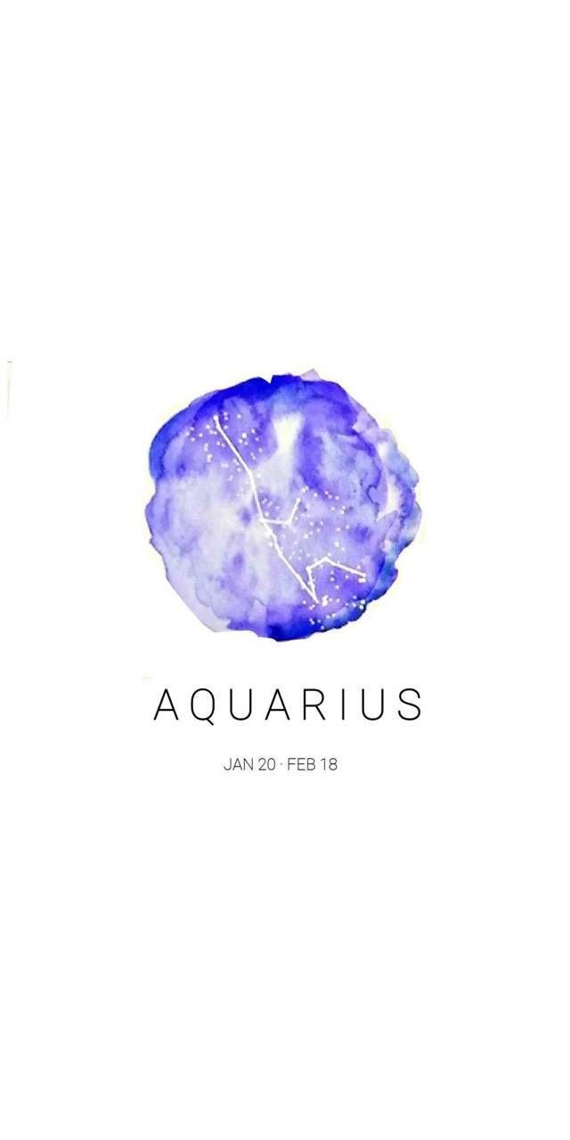 640x1280 Aquarius Sign Wallpaper