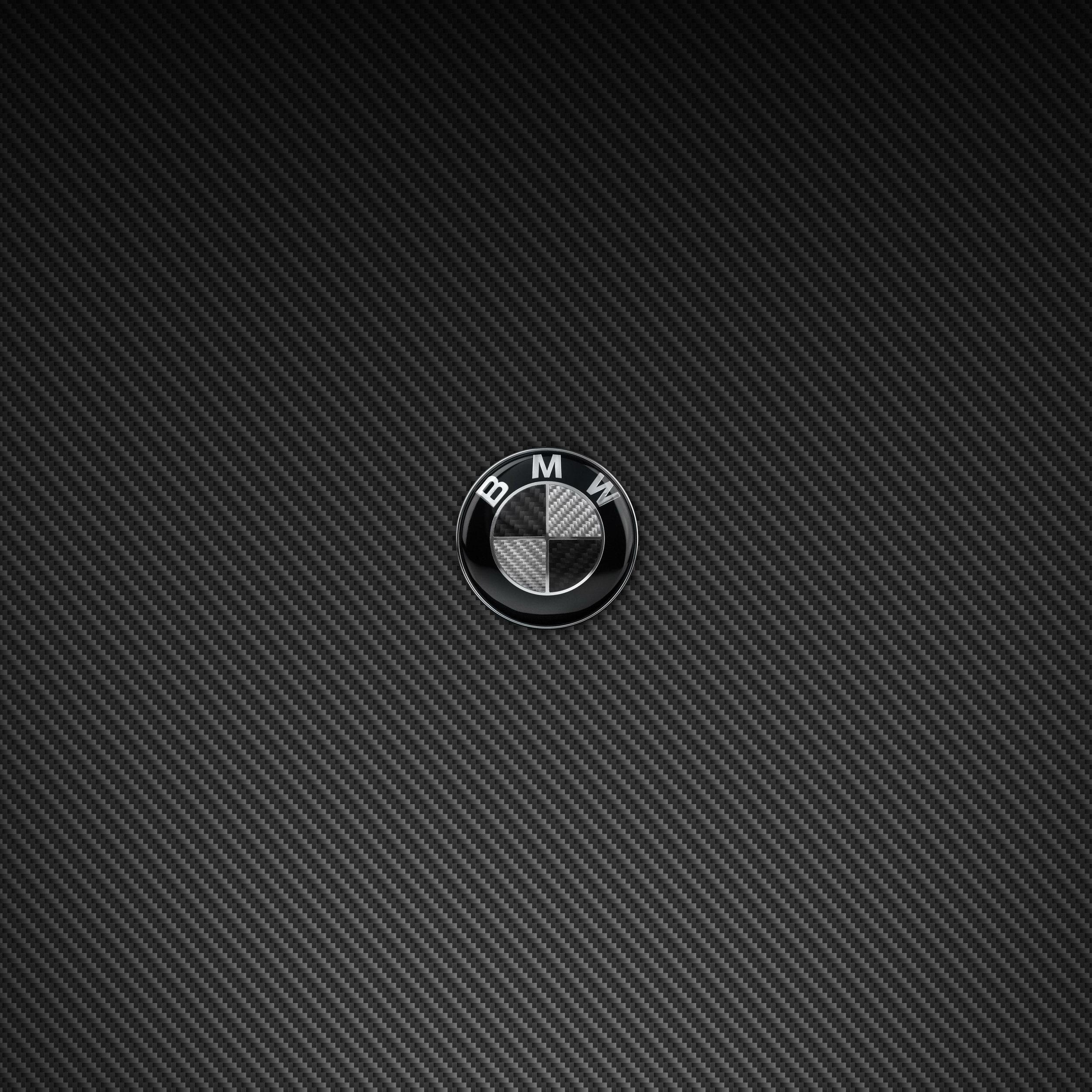 2500x2500 Carbon Fiber BMW M and Mercedes AMG Wallpaper for iPhone 7 Plus Parallax Effect