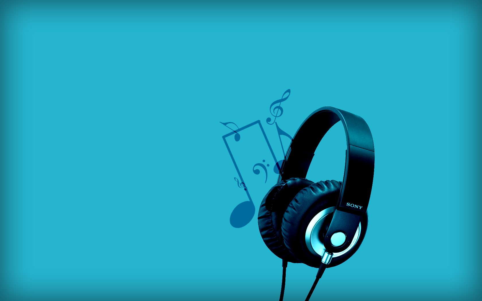 1680x1050 Headphone Background