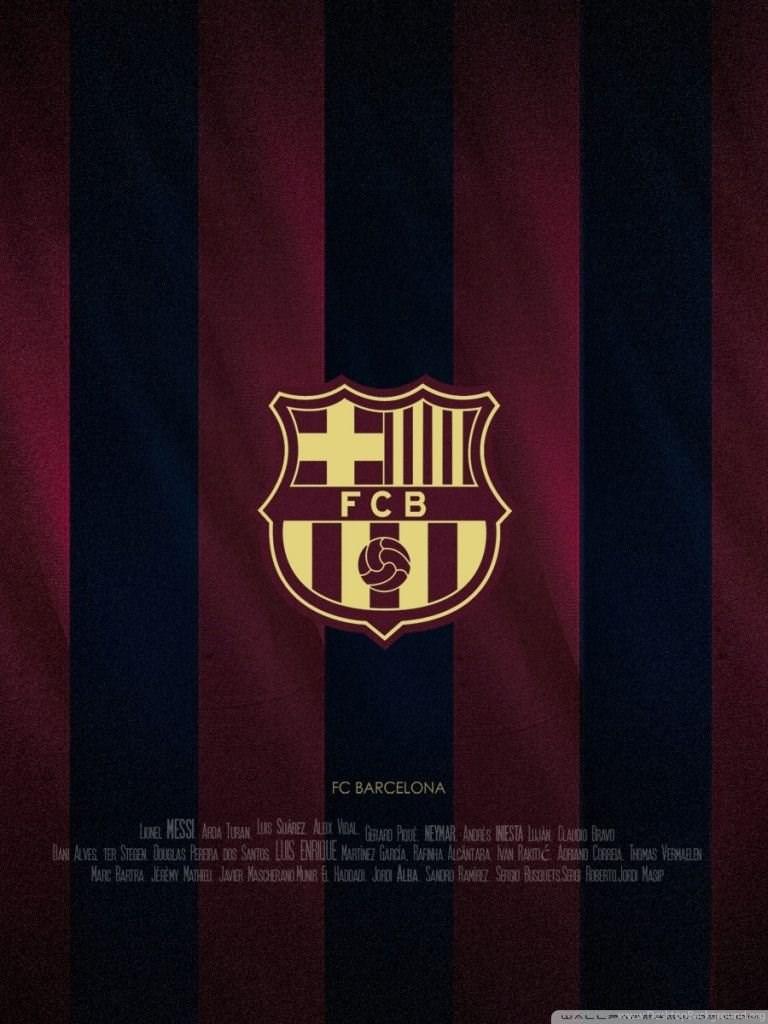768x1024 FC Barcelona Emblem HD Desktop Wallpaper : High Definition : Mobile Desktop Background