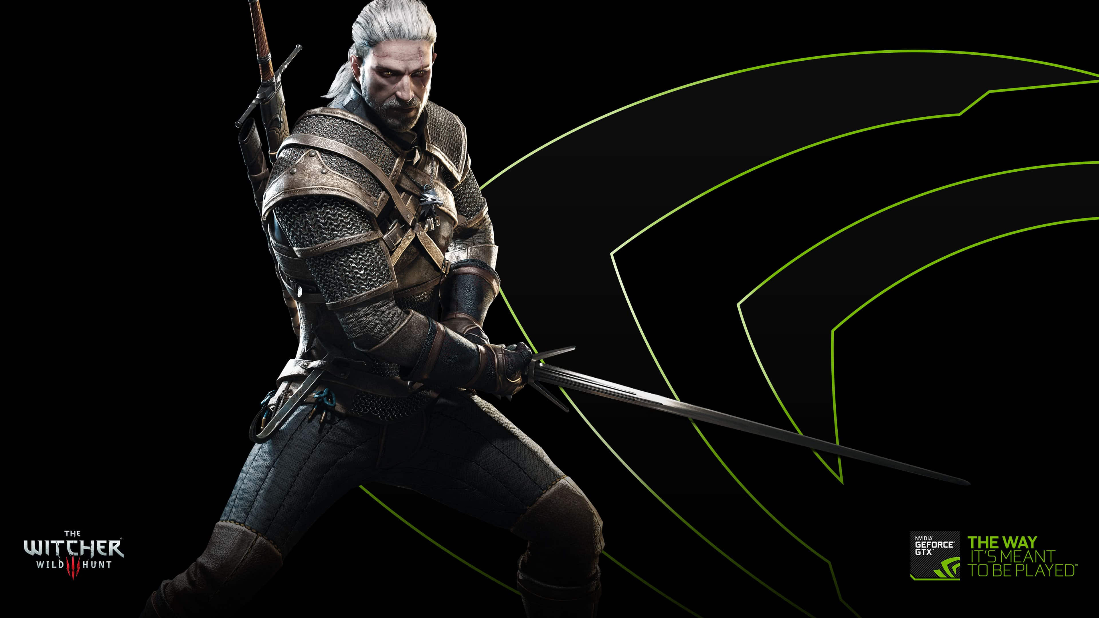 3840x2160 Nvidia The Witcher 3 Geralt UHD 4K Wallpaper