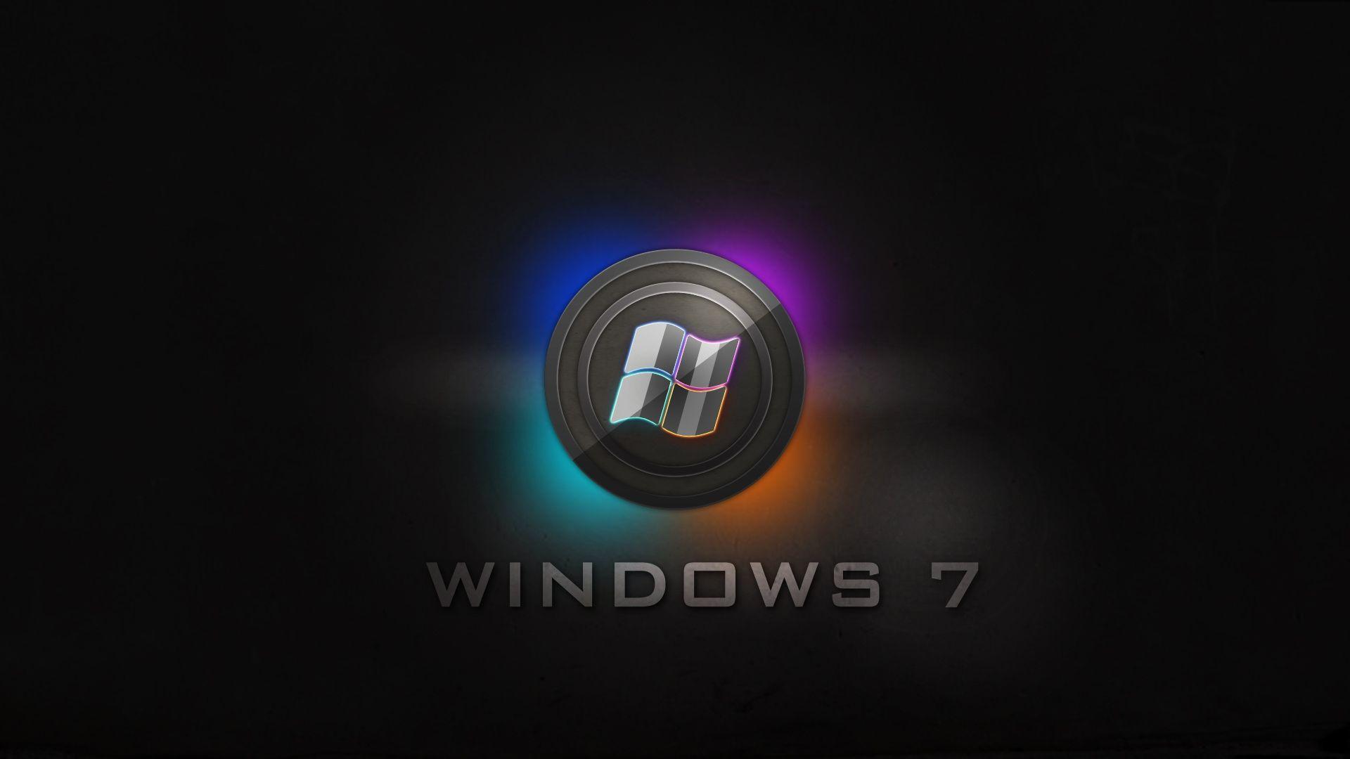 1920x1080 Download Wallpaper 1920x1080 Windows Logo, Blue, Orange, Steel
